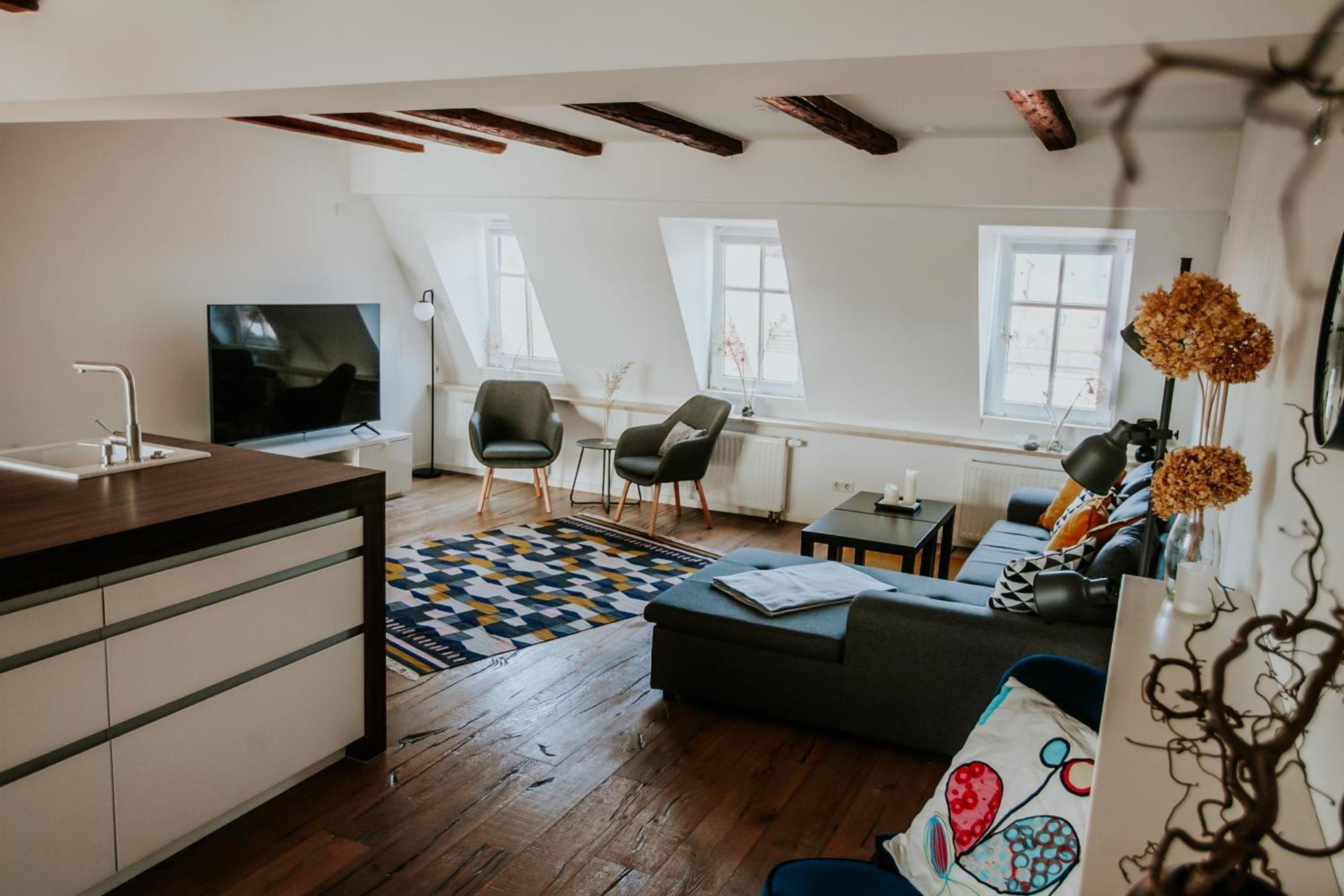 Traumhaftes Apartment Am Dom Mit Grosser Dachterrasse Zwickau Exterior foto