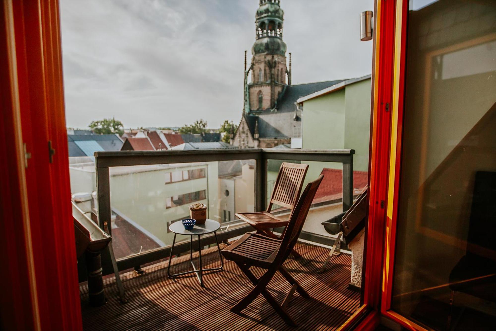 Traumhaftes Apartment Am Dom Mit Grosser Dachterrasse Zwickau Exterior foto